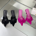 2026 french high heel pointed-toe sandals with bow detail - new summer collection, elegant and unique