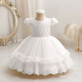 Ready-to-ship wholesale girls' dresses, beaded tulle princess dresses, christmas party evening gowns, kids' dresses