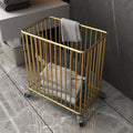 Scandinaviancasual iron dirty clothes basket dirty clothes storage basket for home laundry room bathroom clothes bucket basket