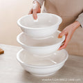 Ceramic large bowl for homepure white large soup bowl hotel supplies pot pickled fish large bowl and basin restaurant tableware