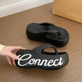 Eva flip-flops women's 2026 summer new thick-soled outdoor sandals beach bathroom bath couple slippers