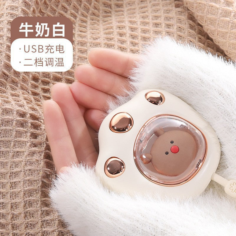 2025 new cross-border magnetic hand warmer - portable, creative split design, usb rechargeable hand warmer