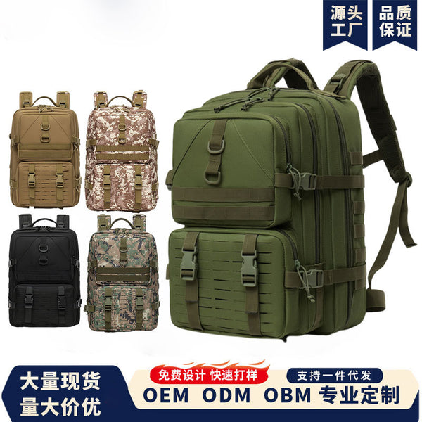 hot-selling tactical backpack outdoor multi-functional backpack large capacity anti-splashing camping bag wholesale