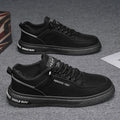 2025 new spring breathable men's skate shoes, trendy ins style, athletic casual slip-ons, easy-on shoes for students