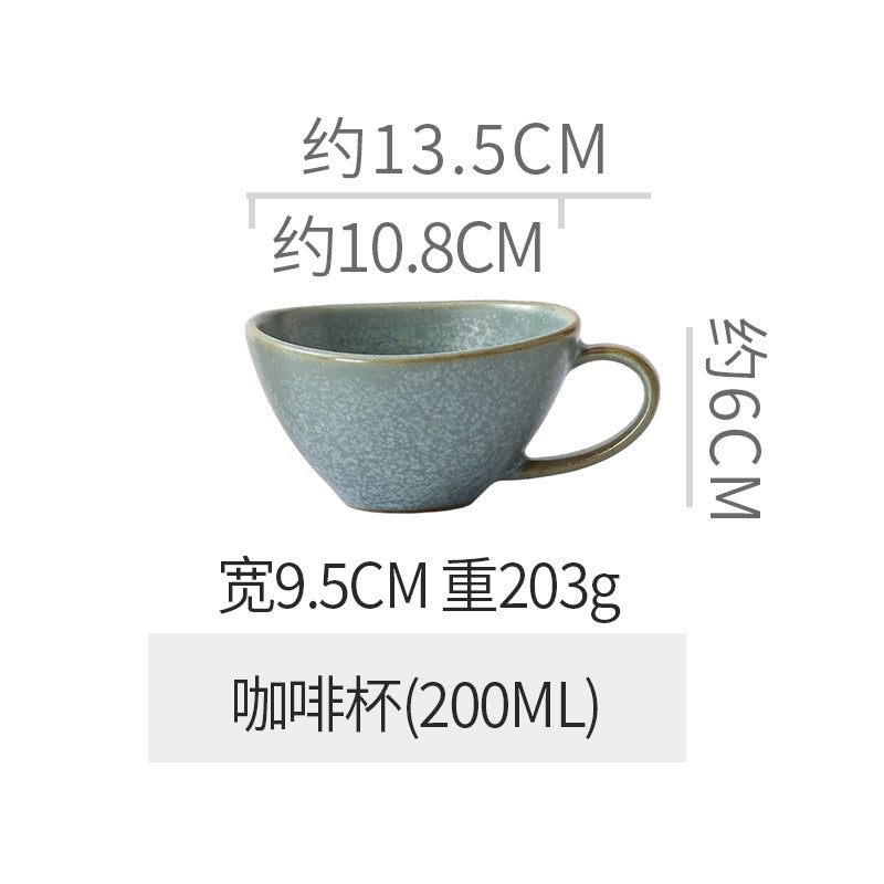 Vintage & unique shaped ceramic dinnerware - stylish plates for restaurants & home use - creative fruit, salad, rice & noodle bowls