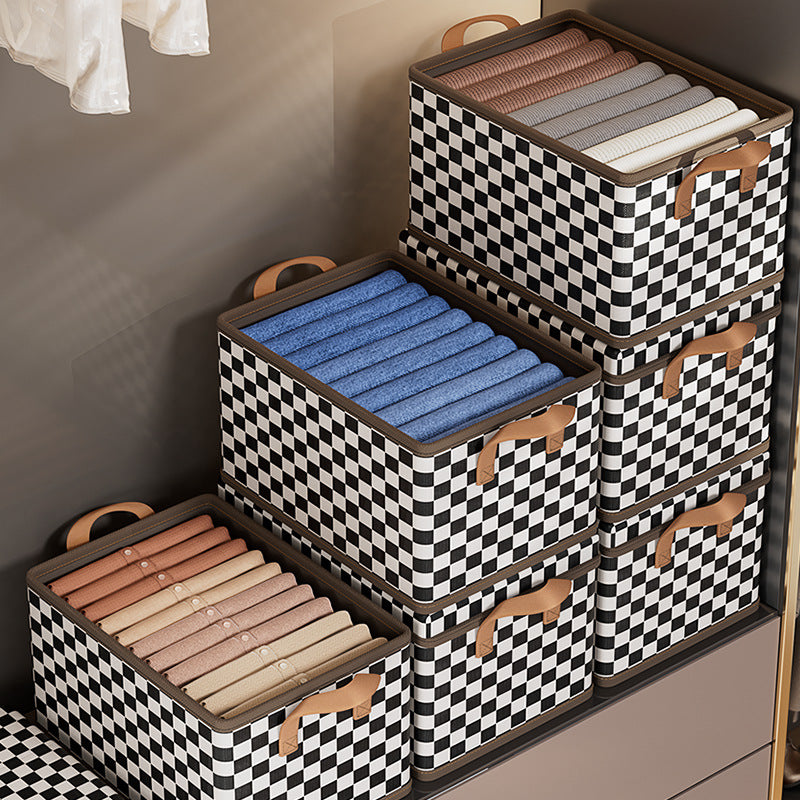 Clothes, pants storage, household drawer-type wardrobe, clothing fabric layering artifact, folding storage basket, finishing box