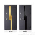 Russian door central asia turkish mdf panel door thermal insulation entrance apartment door export engineering steel security door
