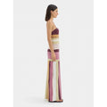 spring new arrival:  fashion retro color block backless sexy striped cami dress for women