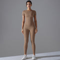 new nude feel compression short-sleeve yoga set - high-waisted, butt-lifting, quick-dry running & fitness activewear two-piece