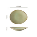 7.3inch plate-kiln turns fruit green