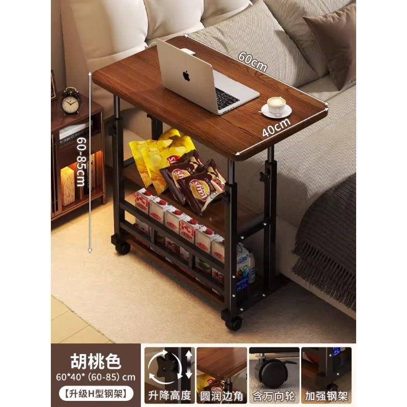 Bedside table movablelift computer table for home bedroom desk simple student dormitory bed small study table