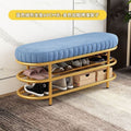 Shoe changing stool door for home soft bag shoe stool shoe cabinet stool all-in-one entrance door popular can sit bench stool