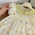 Korean style rainbow floral princess dress - summer versatile casual skirt, chic and trendy fashion