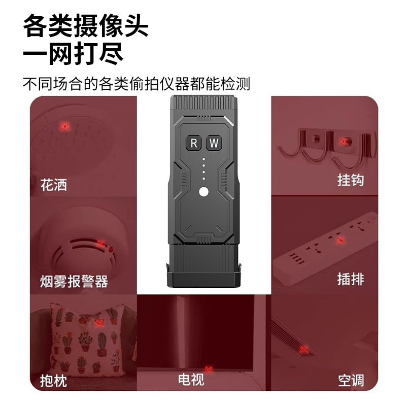 Arc LED flashlight USB charging girl self-defense strong light flashlight anti-peeping infrared attack head flashlight