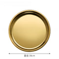 Export stainless steel tray, beautiful plate, for homeclassy jewelry storage tray, hotel commercial metal disc