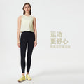 new sleeveless crop top - sexy cutout design, quick-dry, breathable, activewear & yoga top (dt050)