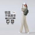 New winter fleece-lined warm fitness sweatpants - versatile straight-leg loose casual trousers for women (daw152)