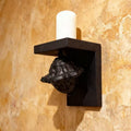 hot-selling retro iron metal zen candlestick decoration atmosphere ornaments wall creative zen candlestick
