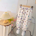 summer new children's mosquito-proof pants, lightweight korean style cartoon design, unisex lantern pants, korean style loose fit versatile trousers