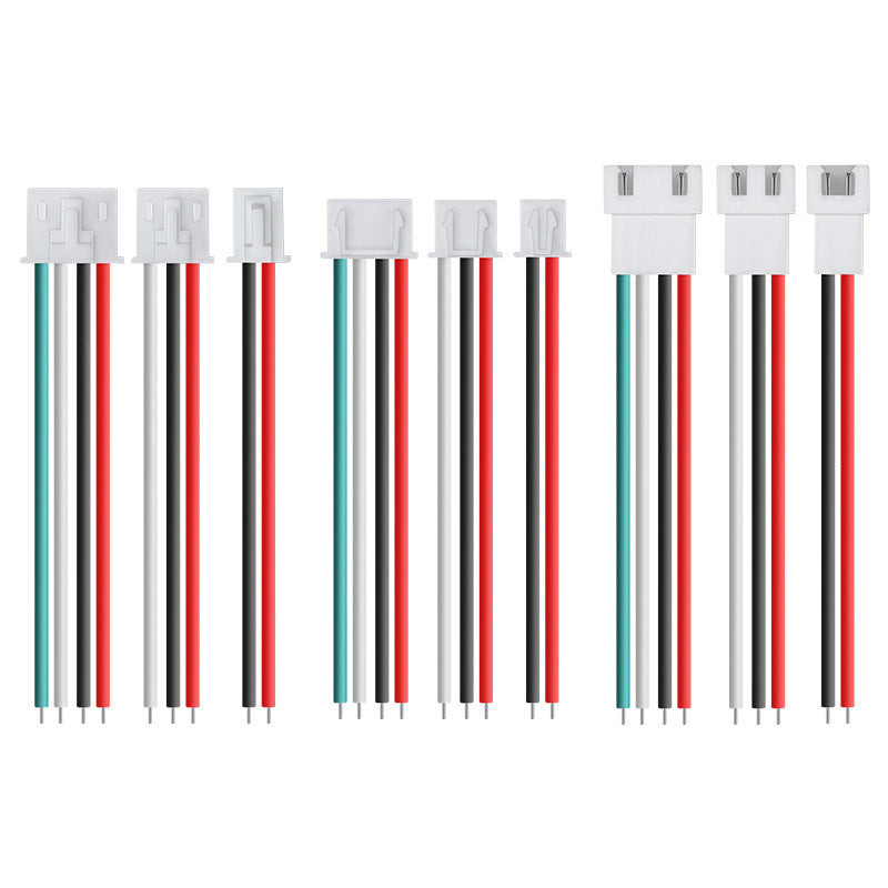 Wholesale UL1007 22AWG fan led lamp 2P3P4P male and female head docking harness XH2.54 terminal wire