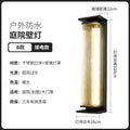 Outdoor solar wall light balcony gate exterior wall courtyard patio lamp villa modern minimalist waterproof chinese style outdoor lighting