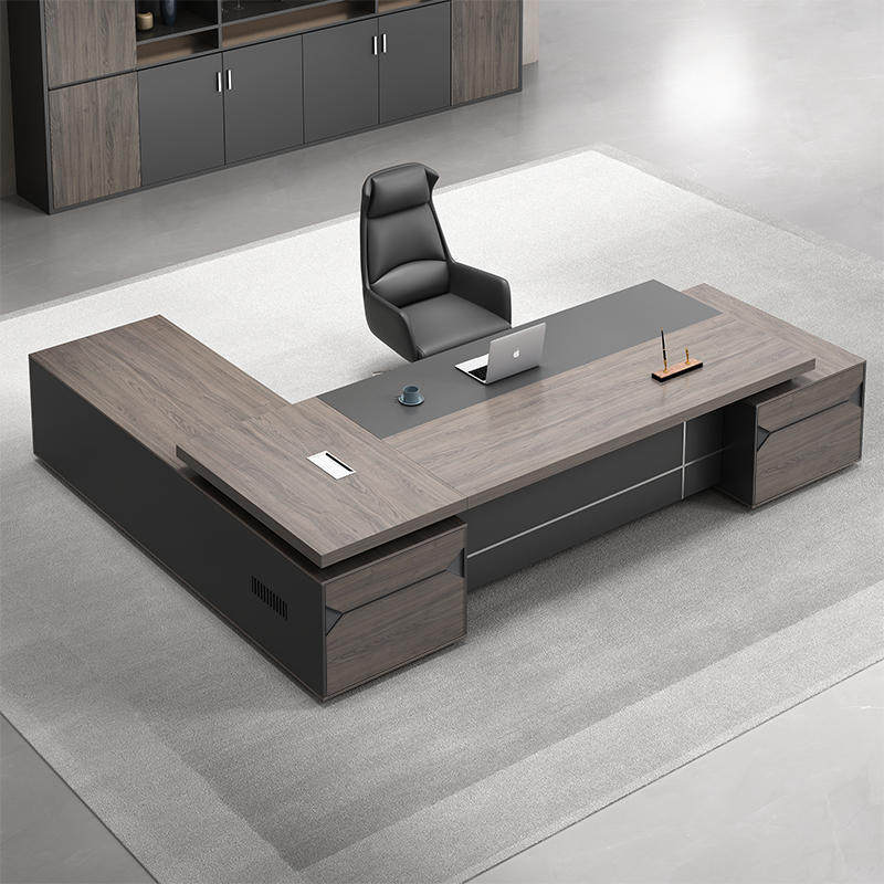 Saint li guangdong single person minimalist modern executive desk and chair set - ceo, manager, director, and supervisor office furniture