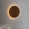 Retro wall lamp bedroom bedside lamp walnut wall lamp japanese style living room background wall log popular  new style