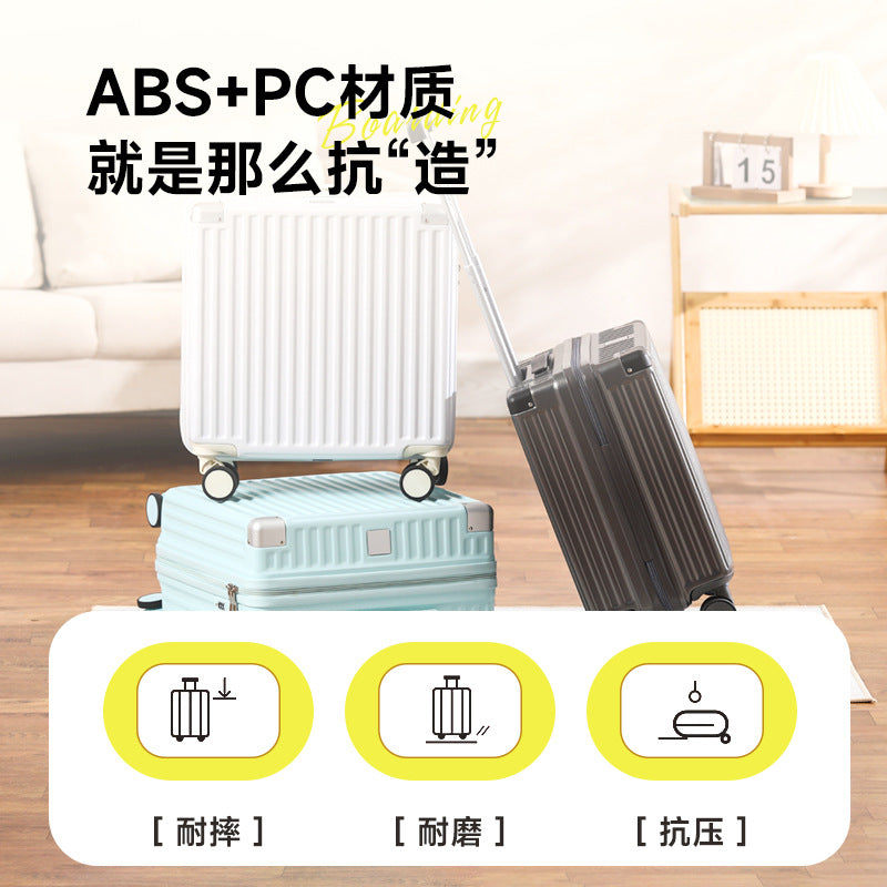 New multi-functional small and lightweight child and mother box universal wheel boarding case 18-inch password box strong and durable trolley case