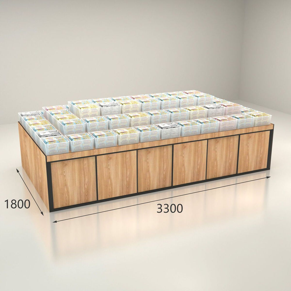 Supermarket shelf display rack bulk food cabinet island cabinet dried fruit candy biscuits bulk cargo cabinet bulk snack shelf