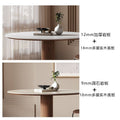 For homesmall apartment restaurant modern casual solid wood dining table via round table medieval travertine slate dining table and chair combination