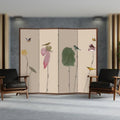 New chinoiserie screen partition office living room restaurant hotel tea room blocking simple modern foldablemovable folding screen