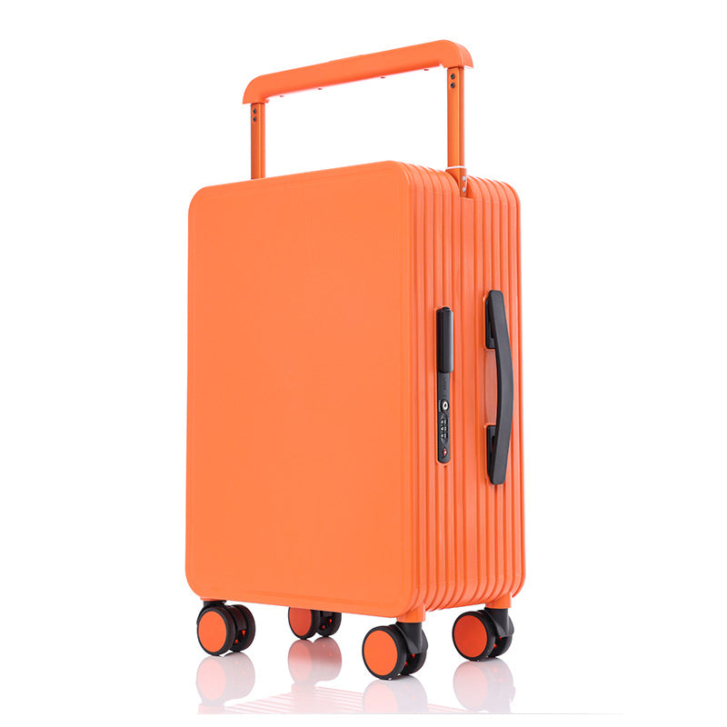 New center wide trolley suitcase women's 20-inch boarding case password case universal wheel suitcase men's 24 trolley case
