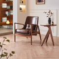 Scandinavian european casual solid wood sofa chair balcony living room lazy chair lounge chair casual chair footrest single sofa chair