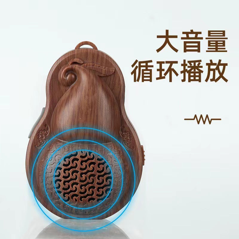 Gourd-shaped new player - small mini rechargeable music player, card slot, portable retro music machine, home use, rechargeable
