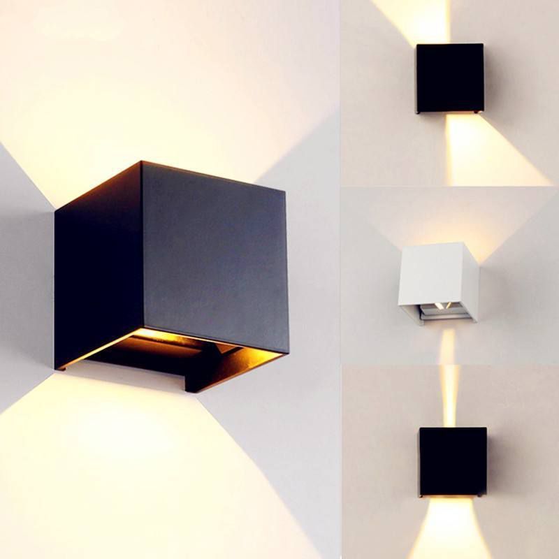 Outdoor wall light waterproof living room corridor aisle wall up and down light staircase villa exterior wall bedroom courtyard bedside lamp