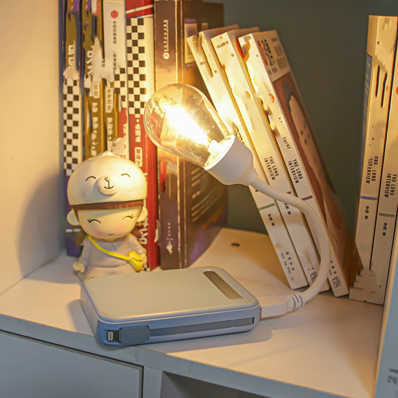 USB plug-in folding tungsten wire night light eye protection learning creative gifts dormitory desk student reading night light