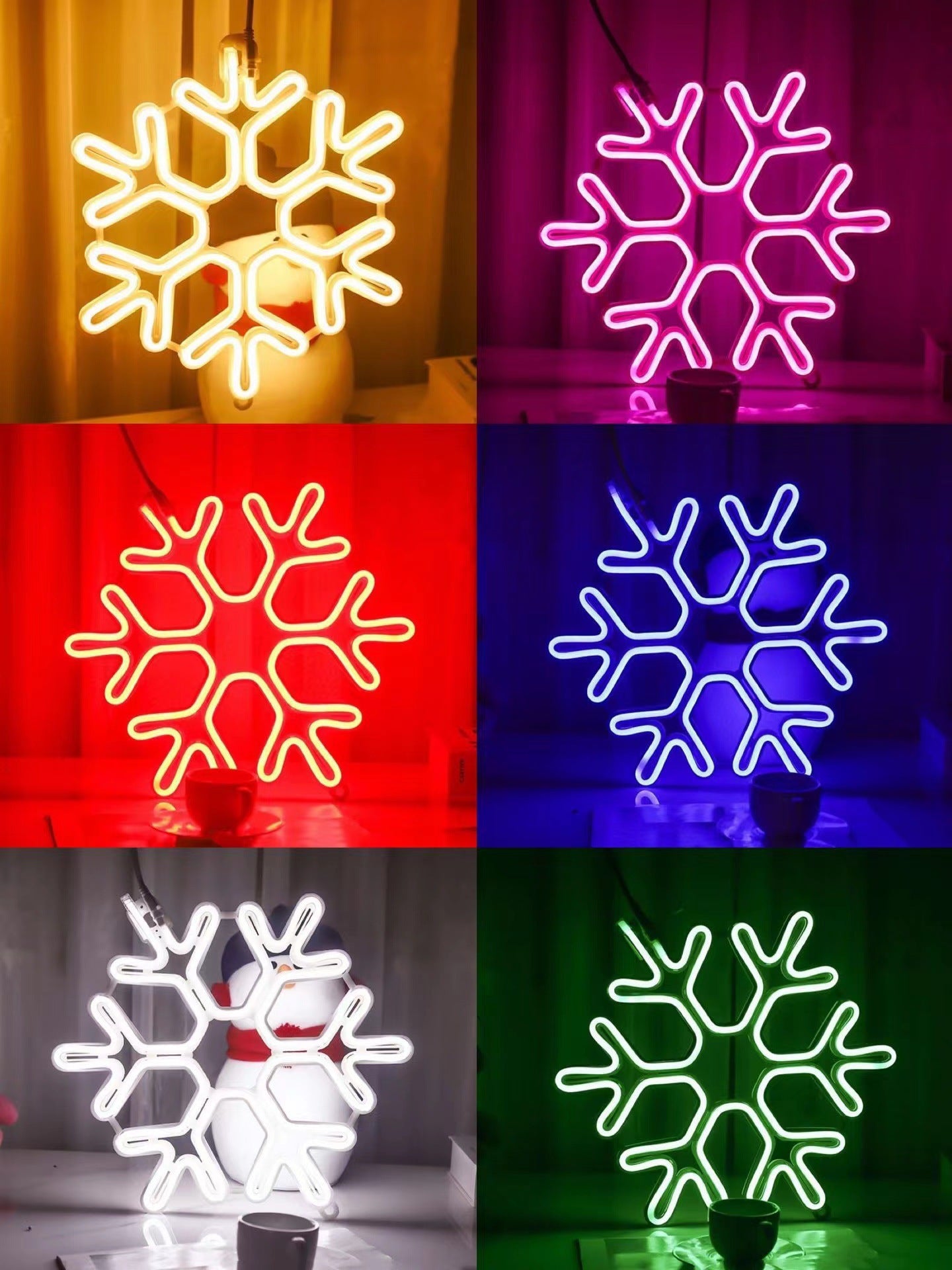 LED pentagram snowflake light Christmas modeling light Outdoor waterproof street lighting Holiday moon decoration hanging tree light