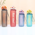 Factory custom student water bottle - large capacity plastic cup, fitness sports water bottle, portable water bottle, minimalist tumbler