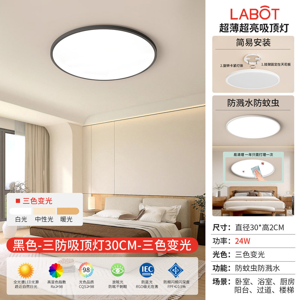 Led ceiling light - minimalist modern style for master bedroom, living room, hallway, kitchen, balcony - eye protection main lighting