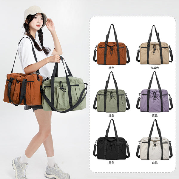 New large-capacity travel bag women's shoulder commuting portable tote bag luggage storage bag yoga fitness bag