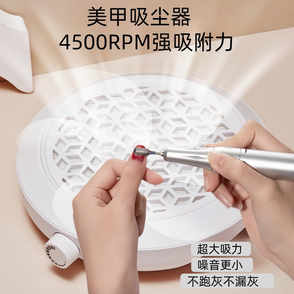 Nail art vacuum cleaner, high-power grinding, nail remover dust filter machine, high suction, silent nail art shop