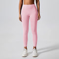 Eco-friendly fabric peach lift running yoga pants - butt lifting, shaping, slimming, tight-fit activewear leggings for fitness and exercise