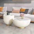 Accessible luxury modern slate coffee table extremely casual designer furniture scandinavian living room small apartment round size bowl coffee table