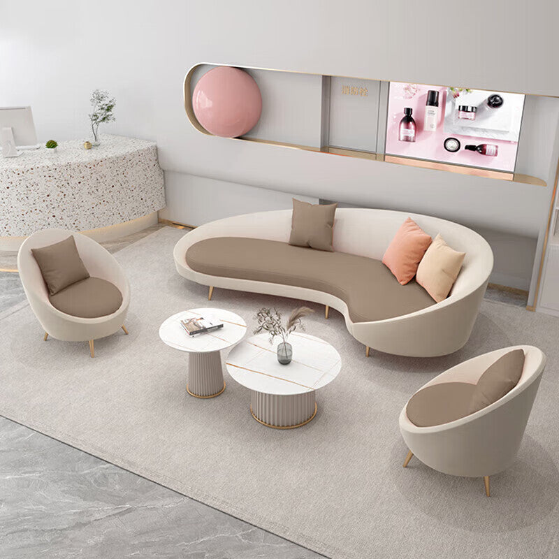 Saint-li office casual reception sofa - small apartment minimalist modern fabric irregular sofa