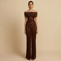 fashion style women's clothing autumnew arrival one shoulder see-through sexylace slit silm hip-hugging dress for women