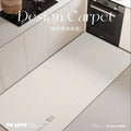 Leather kitchen floor mat non-slip oil-proof wipeable no-wash carpet pvcwaterproof mat whole floor for home stain-resistant mat