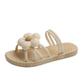 Summernew arrival women's easiest for matchflats two-wear sandals and slippers beach fashion flower sandals and slippers women's outwear slippers women