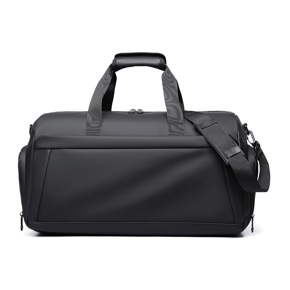 New short-distance travel bag, simple solid color storage bag, yoga fitness bag, unisex casual commuting shoulder bag