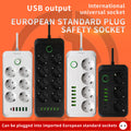 European standard power strip, russian/european power strip, german/korean 16a two-pin european standard home socket, austrian standard