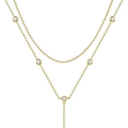 Amazon cross-border new cross necklace niche design y-shaped necklace ins fashion stylish jewelry wholesale
